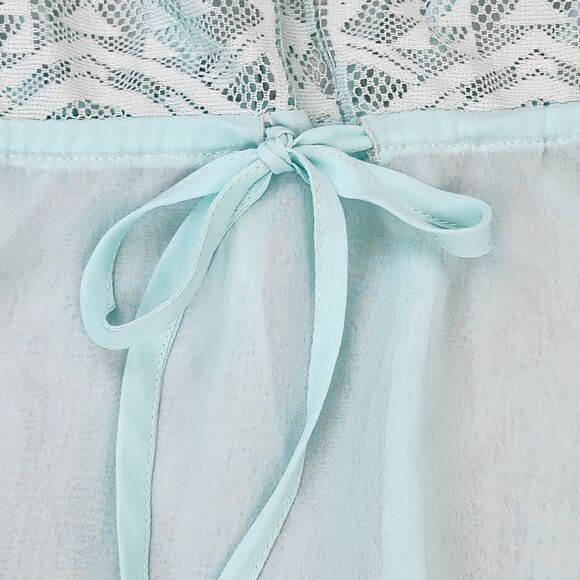 🔹️NWT Xhilaration Turquoise Blue Swim Coverup Small - Picture 8 of 12